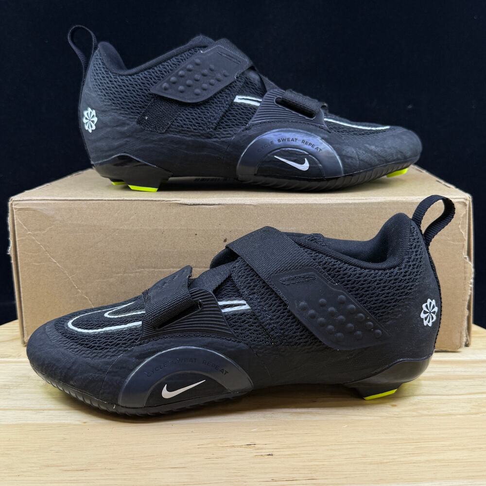 Nike SuperRep Cycle 2 DH3395 001 Black Cycling Bike Shoe Sneaker Size 6.5 - Picture 1 of 10